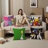 Cartoon The S-Simpsons Cushion Cover Pillow Cover Decor Pillowcase Printed Cushion Case for Couch