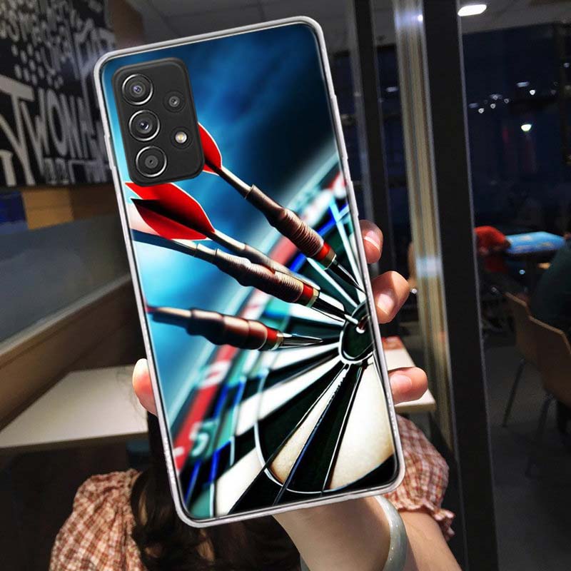 Эстетика дартса Проволочная мишень Чехол для телефона Samsung A54 A57 A37 A17 A14 A15 A12 A24 A34 A55 A35 A25 A52S A07 A05S A04S A22 A32 A