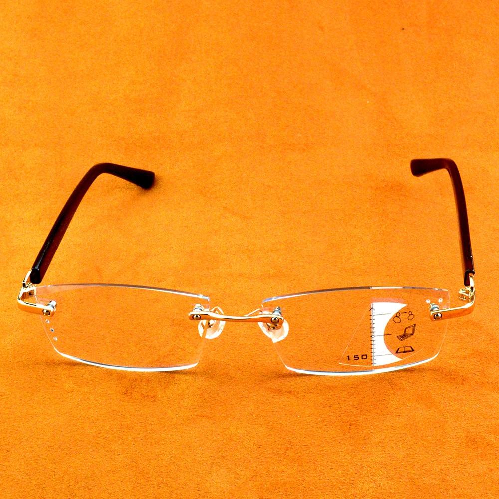 ROYAL LUXURY ТИТАНОВЫЙ СПЛАВ РУЧНОЙ РАБОТЫ МУЖЧИНЫ ЖЕНЩИНЫ УНИСЕКС ТОНИРОВАННЫЕ ЛИНЗЫ ФОРМАЦИОННОЙ ПРОГРАММЫ Прогрессивные ОЧКИ ДЛЯ ЧТЕНИЯ +1 +2,5 +2 +2,5 ДО 4