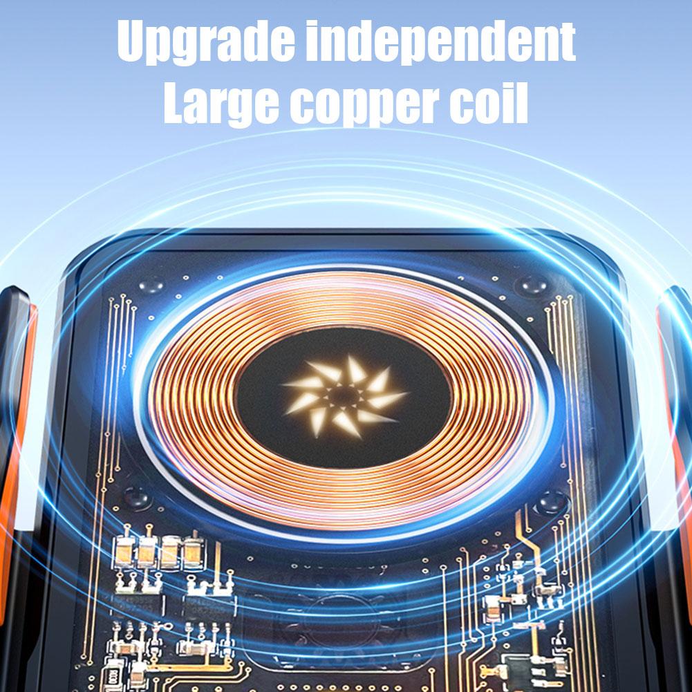 Автомобильный держатель для телефона 66 Вт, беспроводное зарядное устройство, держатель для мобильного телефона, интеллектуальный инфракрасный зажим для воздуховода, универсальный F0c7