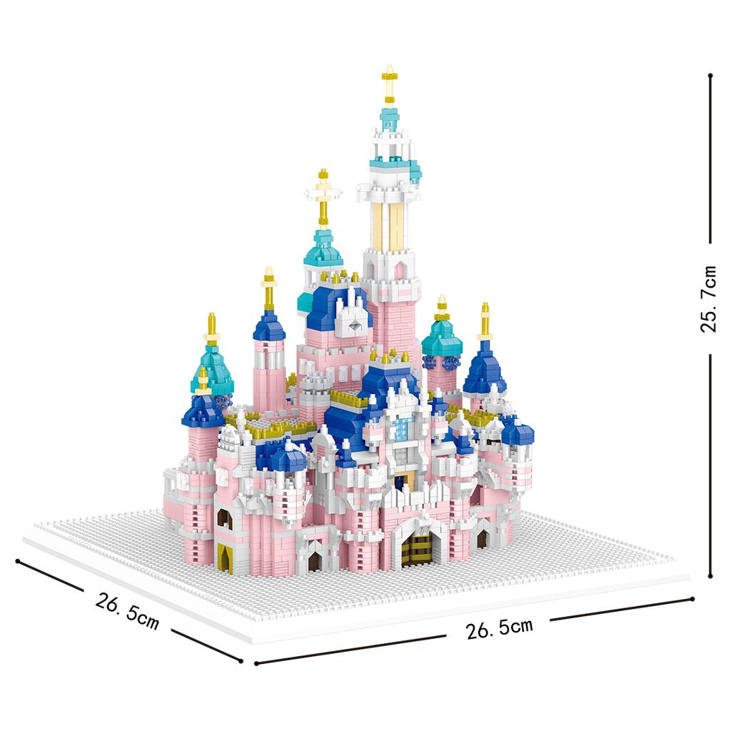 3600 + шт. фэнтезийный замок, строительные кирпичи, розовая серия, замок, церковные блоки, игрушки высокой сложности для взрослых, подарок на день рождения для детей и девочек