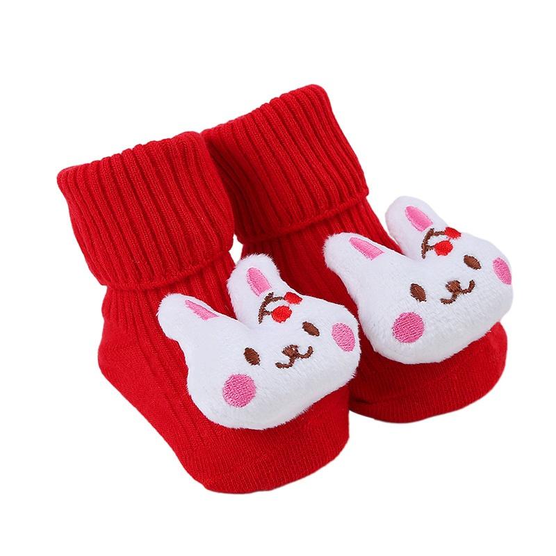 Детские носки, нескользящие носки для малышей, милые хлопковые носки с героями мультфильмов для малышей