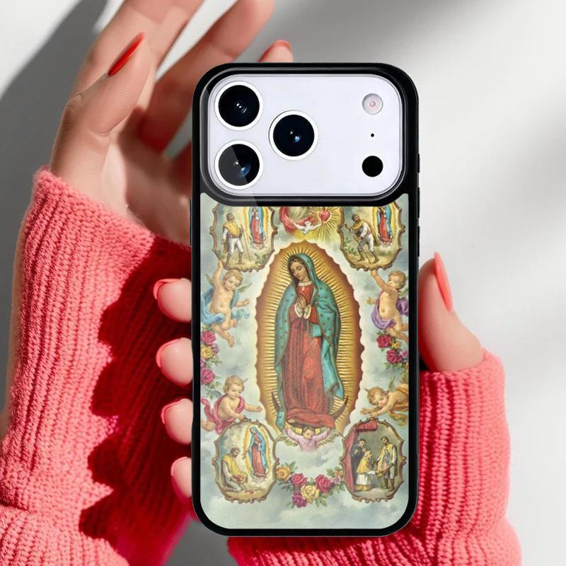 Чехол для телефона Guadalupe San Judas для iPhone 17 16 15 14 13 Pro Max Задняя крышка для 12 11 Pro Coque