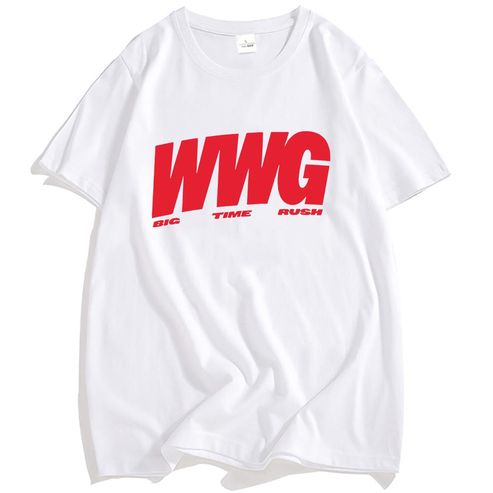 BTR WORLDWIDE TEE Big Time Rush Band Graphic Tshirt Cotton Loose Men Women T-shirt Casual Unisex Streetwear Hip Hop Male T Shirt
