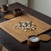 Деревянный набор для игры в Го для взрослых, детей, новичков, пятиэлементный, в банке, черный и белый