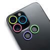 1 шт. Для iPhone 17 16 15 14 13 12 11 Pro Max Plus Air Mini Светящееся кольцо из металла для объектива Закаленное стекло Полное покрытие Защитные стекла для объектива камеры