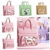 Kawaii Capybara Tote School Bag Cartoon Book Storage Bag A4 File Bag  for Students