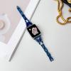 Butterfly Alloy Fashion Watch Bands for Watch 10/9/8/7 IWatch 40/42/44/45mm Bangle Design Press Buckle Full Color Printing