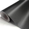 Benrii 3D Carbon Fiber Car Wrap DIY Interior Curved Cutting 30cm X 200cm Sheet, Black, Film, Sticker, Heat-Resistant, Water-Resistant, Surface, Sheet,