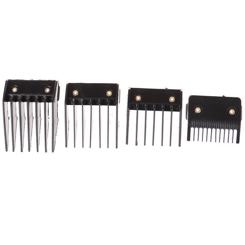 4Pcs Universal Cut Clipper Limit Pente Guia Acessório Tamanho Barbeiro Substituição
