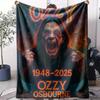 O-ozzy RIP Оззи Осборн Мягкий флисовый плед Летнее одеяло Легкое уютное одеяло для сна на диване, кровати, в путешествии