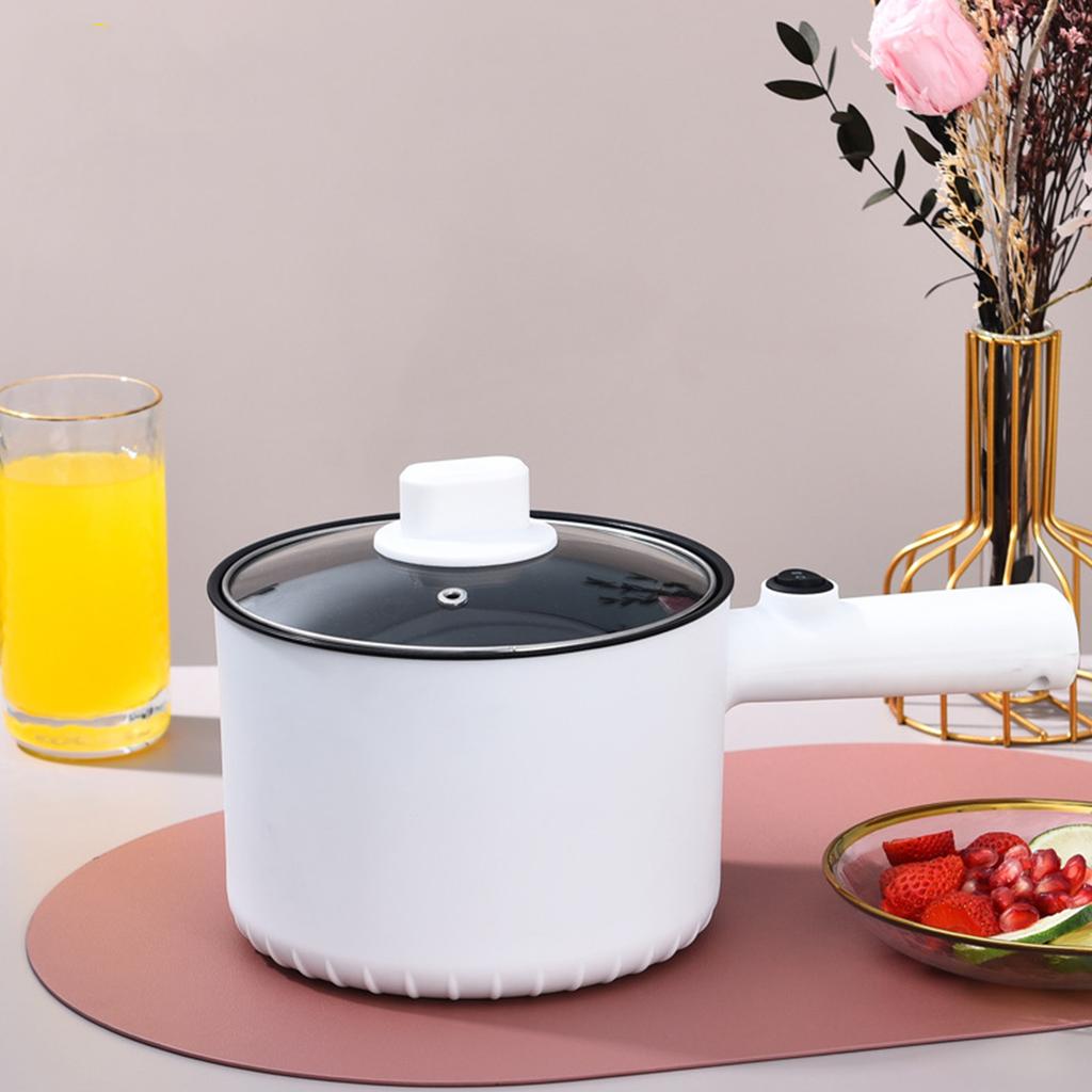 1,5 л электрическая кастрюля для приготовления пищи с антипригарным покрытием, 2 скорости, многофункциональная мини-электрическая кастрюля для