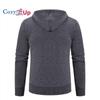 Cozy Up Мужские повседневные свитера-кардиганы с капюшоном, облегающие толстые вязаные свитера на молнии, зима-осень, куртки, пальто с карманами