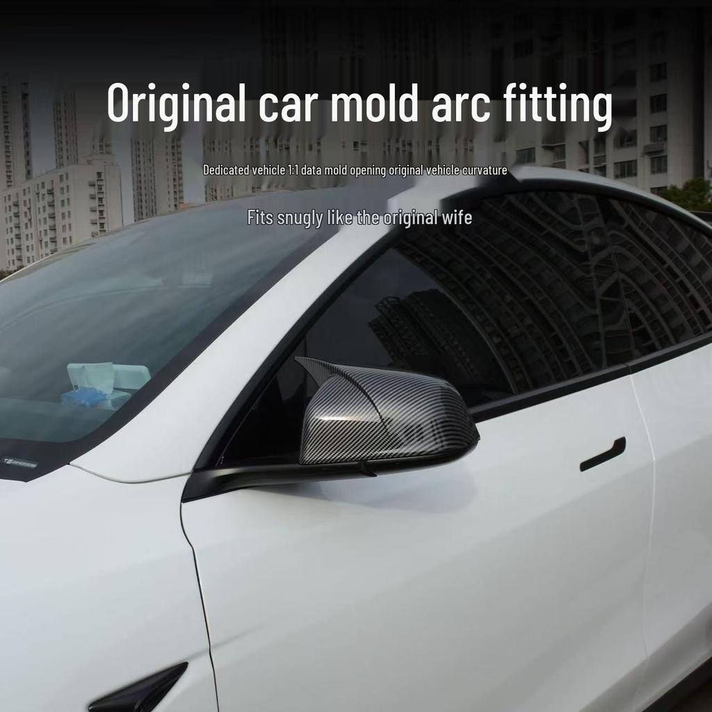 Tesla Model Y/YL Rearview Mirror and Reversing Mirror Cover Modification