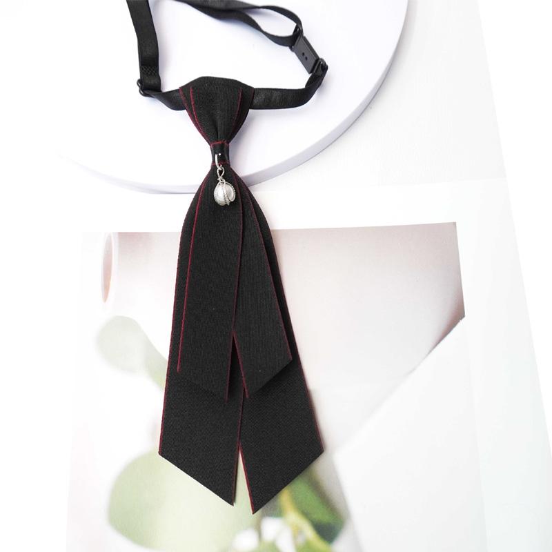 1 шт. Блузка простая из полиэфирного волокна в студенческом стиле женская рубашка с галстуком-бабочкой пиджак с инкрустацией из синтетического жемчуга