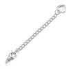 10pcs Stainless Steel Extension Chains Extended Tail Chains Lobster Clasps Connectors DIY Jewelry Making Findings Bracelet