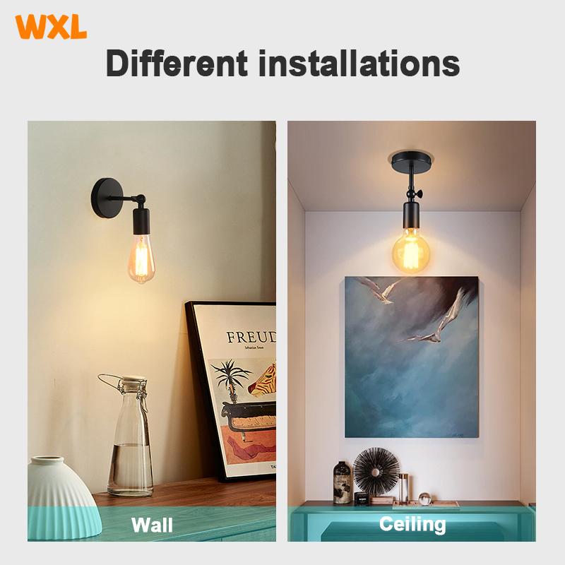 Черный ретро промышленный винтажный настенный светильник для помещений светодиодный светильник для лестницы AC85-AC265V Ironwork Corridor прикроватные настенные светильники