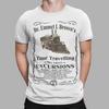 Unisex Shirt Cotton Oversize Large Size Back To The Future T-Shirt Train Doc Brown Time Travel Tours Hill Valley Movie