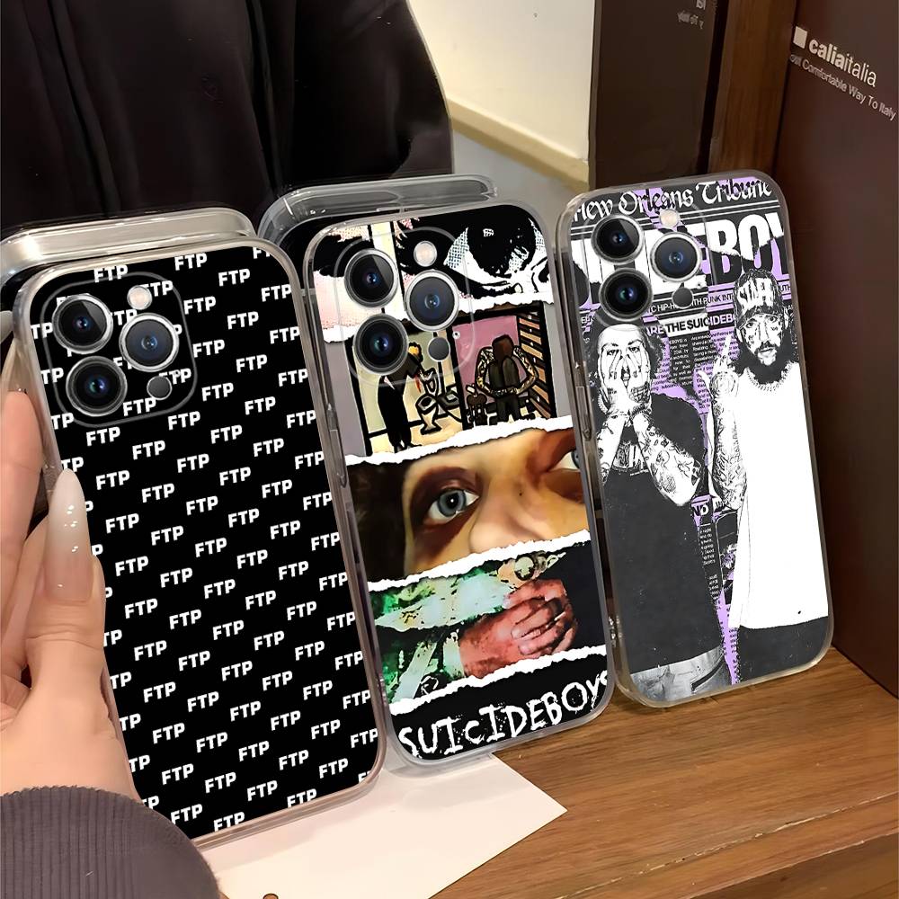 Rap Group S-Suicideboys-S G59 For IPhone 17 16 15 14 13 12 11 Pro Max Plus Mini Funda For Transparent Cover