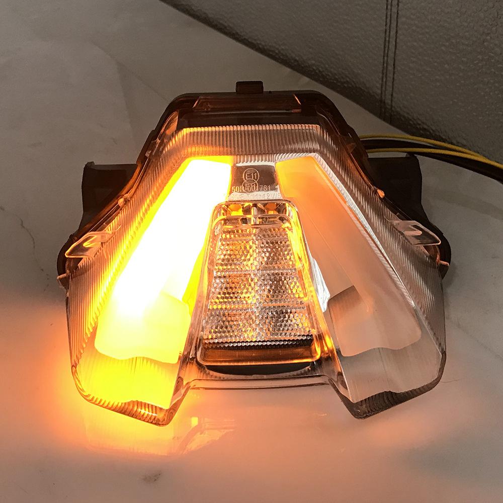 Задний стоп-сигнал, светодиодный указатель поворота для 2021-2022 Yamaha MT-07 MT07, черный