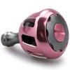 HEIGHTEN 32mm Reel Handle Knob for Shimano and Daiwa Type A and Daiwa Type Wheel Series Sakura (Shimano S) (Gunmetal & Pink) (517)