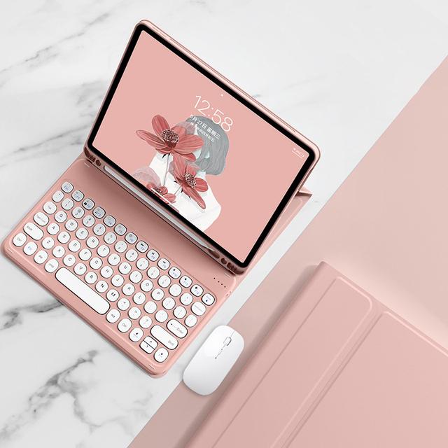 Чехол для iPad Mini 6, 2021, 8,3 дюйма, с магнитной клавиатурой, чехол для iPad Mini 4, 5, складной смарт-кожаный чехол, беспроводная клавиатура