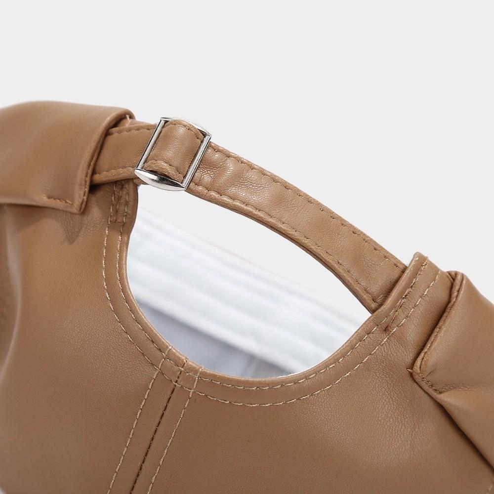 Регулируемая шляпа-баклажан Кожаная модная кепка Модная круглая без полей Шляпа домовладельца Streetwear