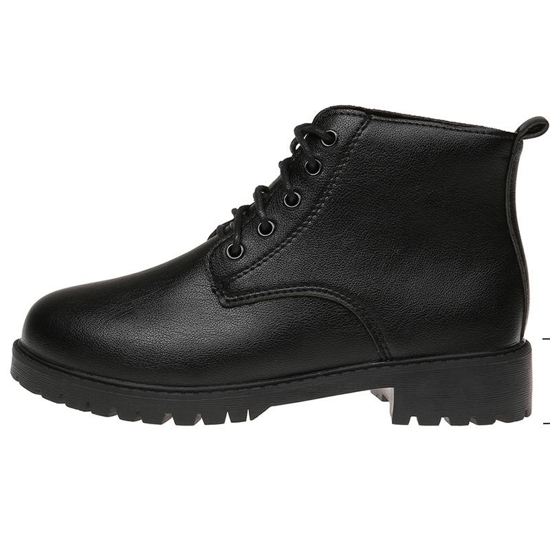 Зимние женские ботильоны Кожаные балетки Дизайнерские ботинки на шнуровке Тренд 2024 Новый бренд Классические мотоботы Готические Botas De Mujer