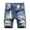 2022 Summer Fashion Men Denim Shorts Pants Men Casual Shorts Jeans Holes Trousers