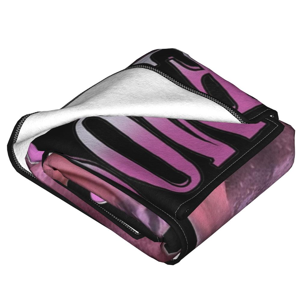 Super Soft Moo Deng I Love You Bouncy Pig The Cute Baby Hippo Throw Blanket Premium Lightweight Bed Blanket Warm Plush Blankets