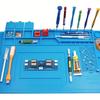 Heat Resistant Cell Phone Repair Workbench Mat - Magnetic Screwdriver Bit, Insulated, Non-slip, Easy To Clean, Durable, Multi-Function