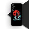 Cover for Samsung Galaxy S20 S22 S21 FE Ultra Plus A07 A17 A15 A16 A25 A57 A37 Casing Phone Case Bushido Samurai Yin Yang
