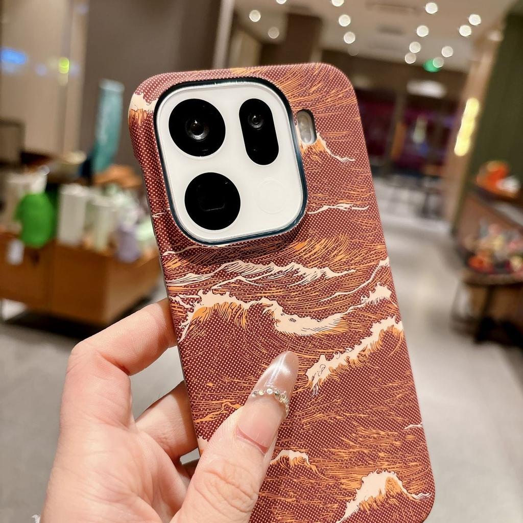 Чехол для OPPO Find X9 Pro Модный Жесткий ПК Волна Защитная Задняя Крышка Чехол Для Find X9 Ultra X9S X8S Pro+ X8Ultra Оболочка Телефона