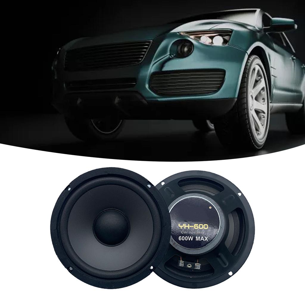 2 шт. коаксиальные колонки 6,5 дюйма универсальный аудио стерео музыкальный высокочувствительный динамик 600 Вт