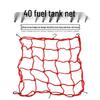 Large Motorcycle Fuel Tank Mesh Bag & Helmet Net, 40x40CM