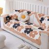 Korean Style Fresh and Four Seasons Universal Small Floral Fabric Cotton Sofa Cushion Non-Slip Cushion Cotton Sofa Cushion Towel