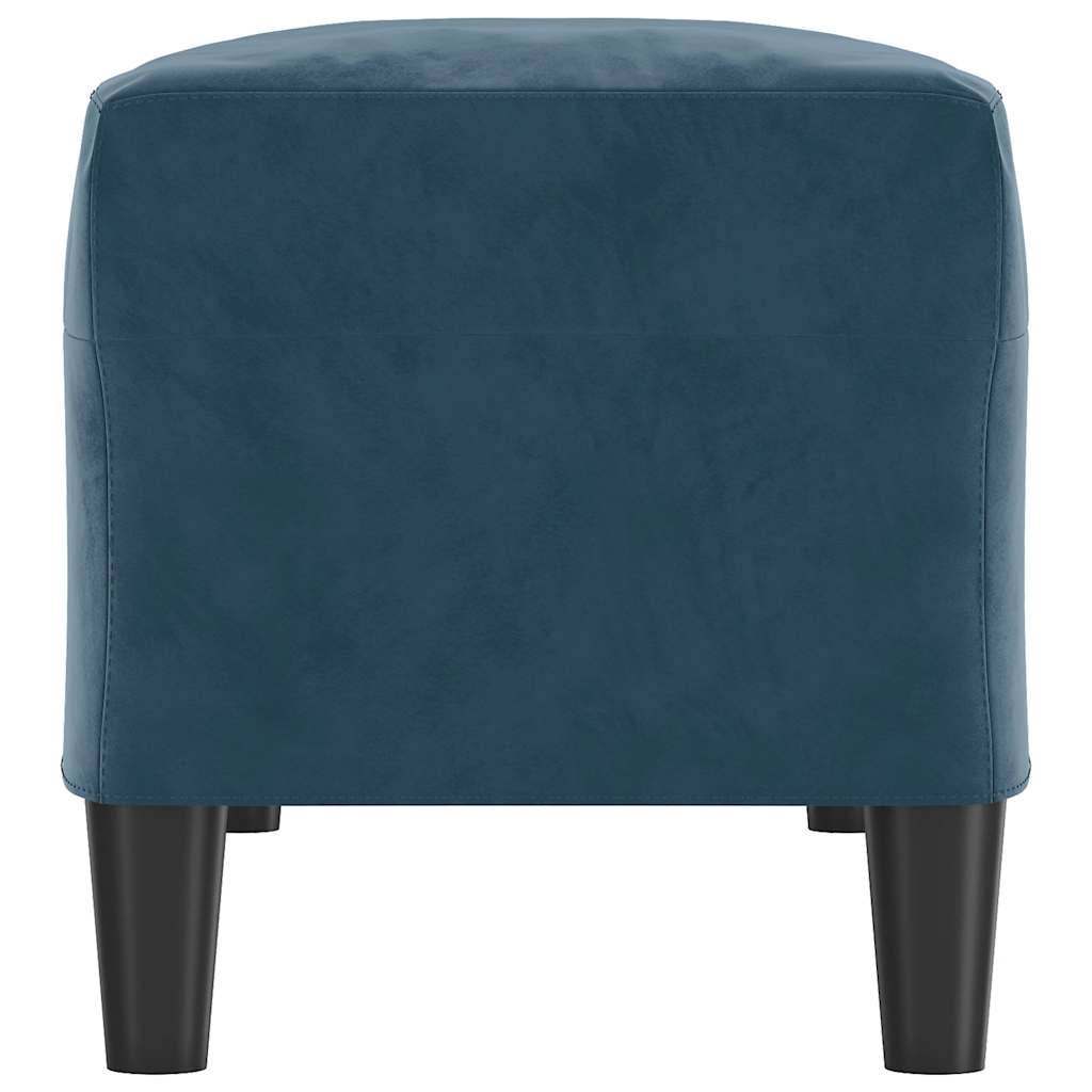 Blue Velvet Bench 100 x 35 x 41 cm