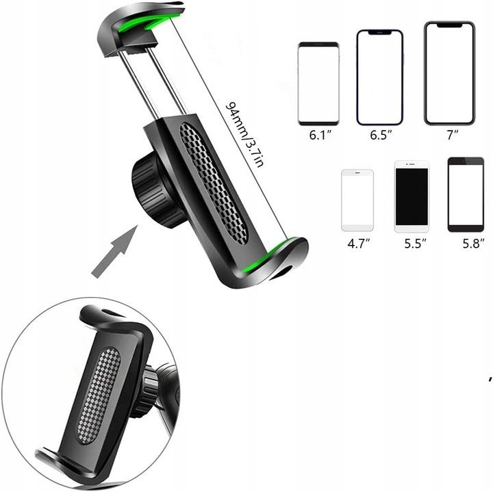 Uchwyt Do Samochodu Na Telefon Kokpit Deskę Lusterko Z Klips Obrotowy 360°