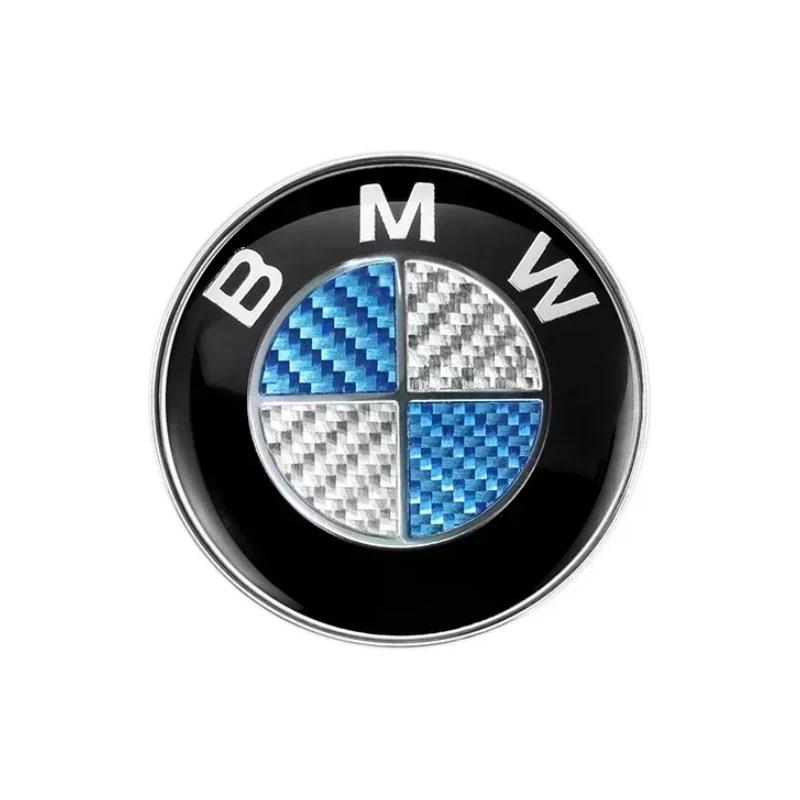 KZEUE1 Car Sticker 45MM Car Steering Wheel Badge Emblem Sticker Auto Styling For BMW 1 3 5 7 Series M Performance M3 M5 F01 F20 F10 F13