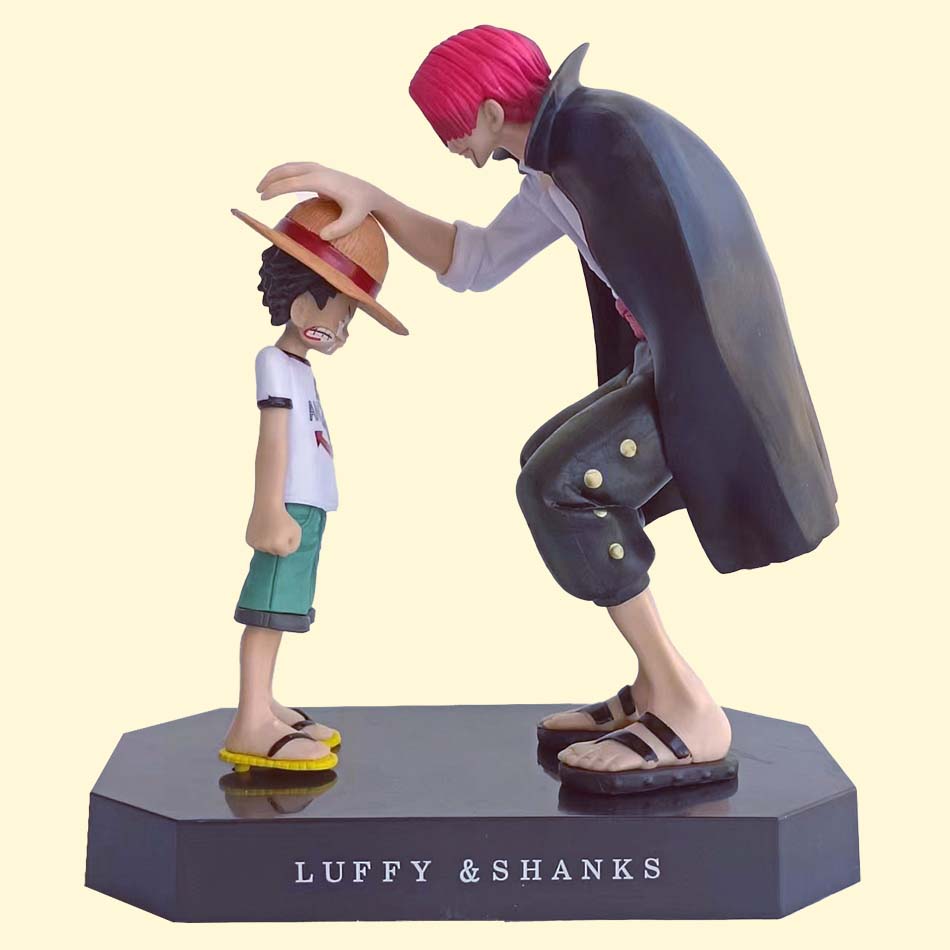 One Piece Луффи Четыре Императора Шанкс Луффи в соломенной шляпе Фигурка Действия Монки Д. Луффи Коллекционная Модель Кукла Игрушки