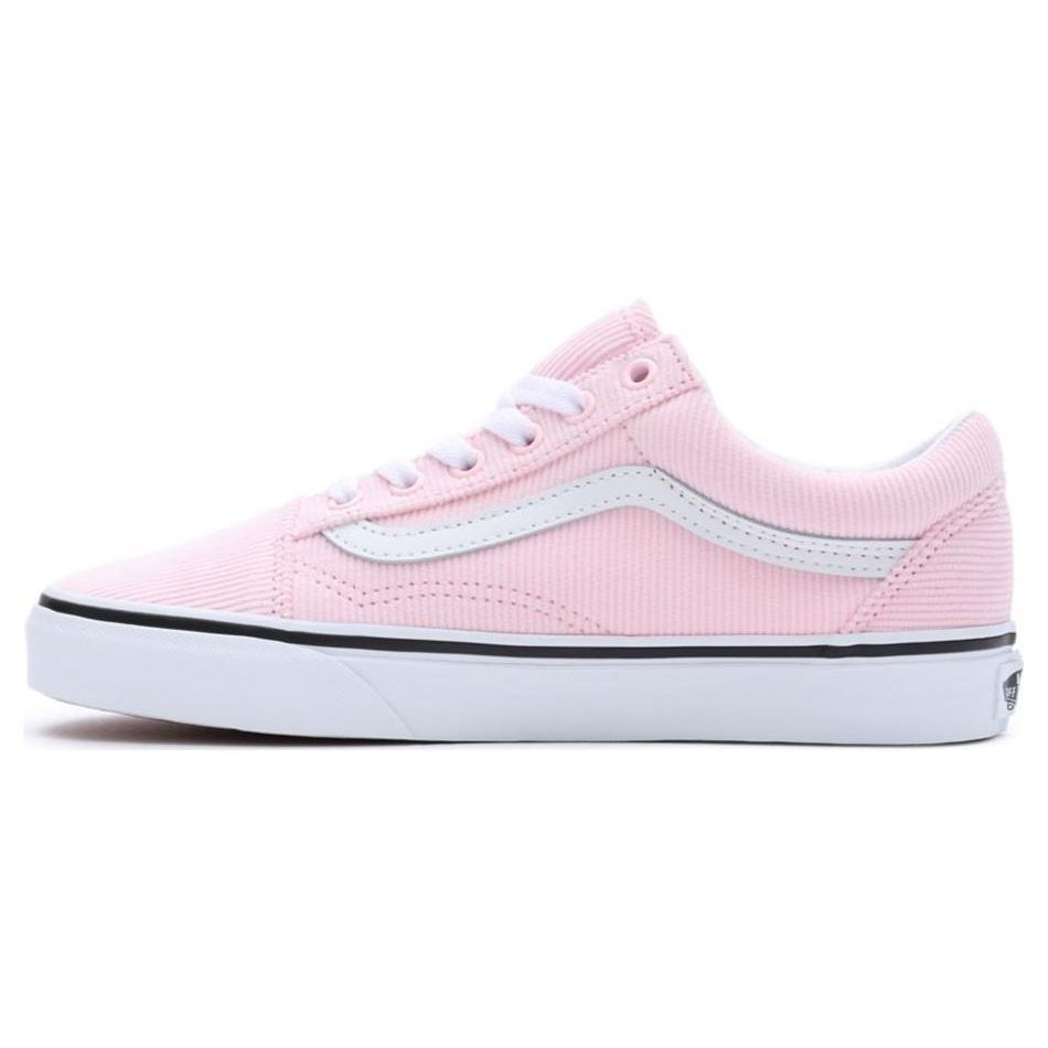 Vans Old Skool Mini Corduroy Canvas Suede Casual Comfortable Versatile Durable Low-Top Skate Shoes Women Sneaker Pink VN0007NTPNK
