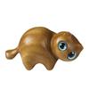 Изогнутый лук Зеленый Сандаловый Кот Украшение - Игривое DIY Ручная Работа Настольное Украшение