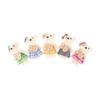 10pcs/bag Plush Doll Mini Bear Flower Bouquet Plush Animal Cartoon Bouquet Doll  Girl Birthday Gift