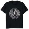 AC High Voltage 1975 DC Black Women's T-shirt Summer Short-sleeve Cool Streetwear T-shirt Korean Street Hip-hop T-shirt