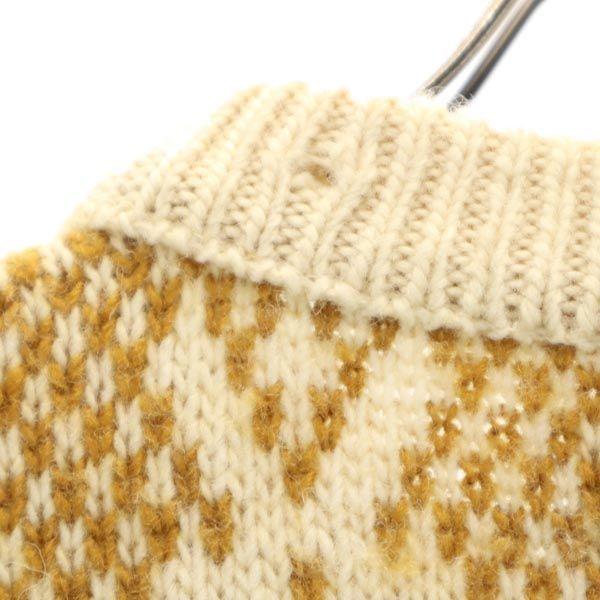 PENDLETON 70s Made in USA Vintage Overall handle Long sleeve sweater Men's Used