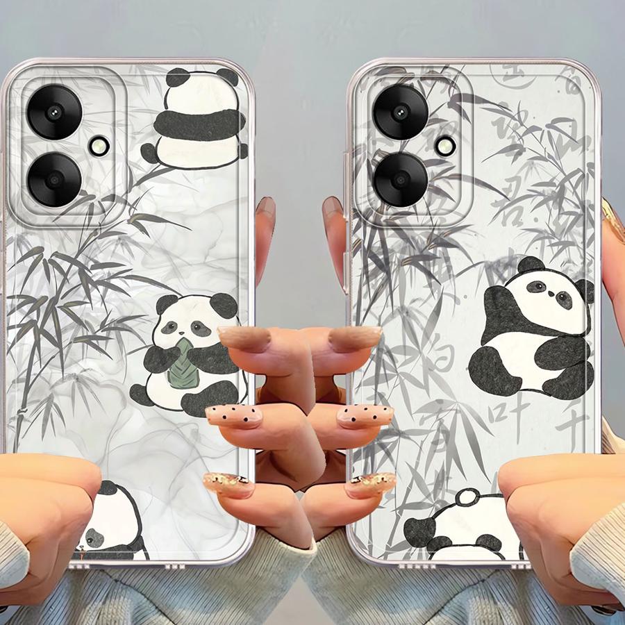 Case for Xiaomi Poco X3 Pro X3 NFC Soft Phone Cover Cute Panda