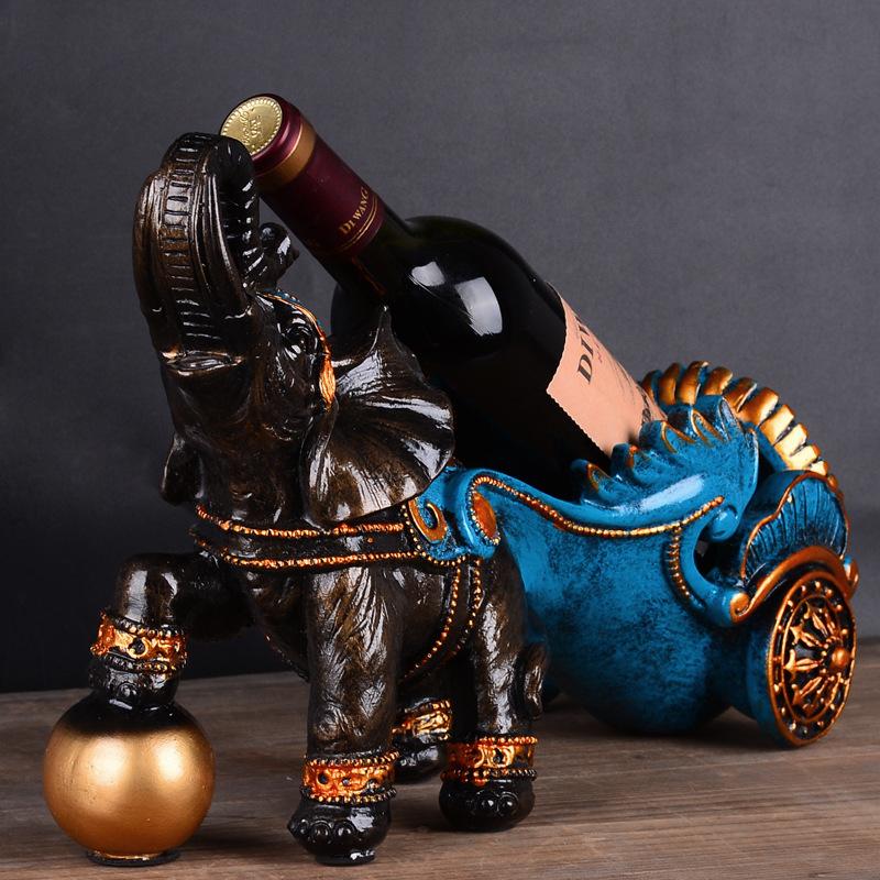 Украшения для красного вина, украшения для обеденного стола в современной гостиной, европейский стиль, креативное изображение, тележка для вина, украшение для шкафа, украшение для дома