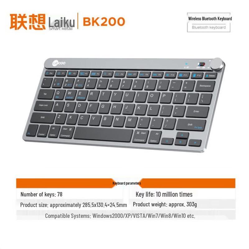 Lenovo Laiku Wireless Bluetooth Keyboard