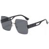 Chic Unisex Square Frame Sunglasses With Pc Lenses And Uv Protection For Travel And Daily Wear