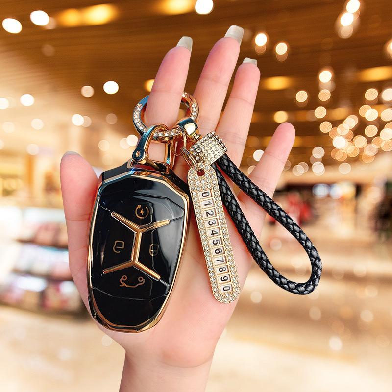 Dedicated To Lynk & Co 03 Key Set 2021 New Car 02/01 Shell Buckle All-inclusive High-end Decorative Car Creative Men and Women